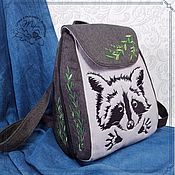Сумки и аксессуары handmade. Livemaster - original item Textile backpack SP-M 