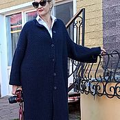 Cardigan-coat the Thaw-2 100% wool