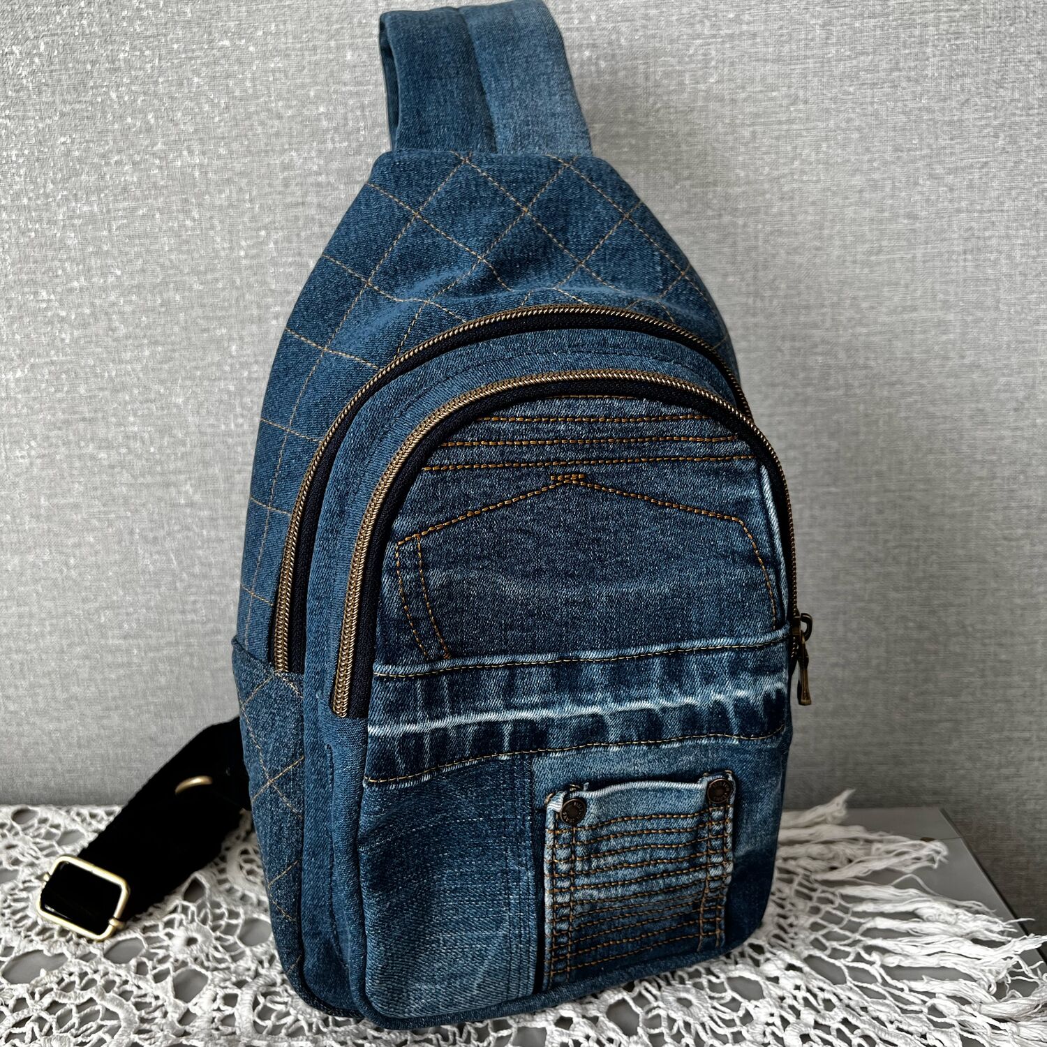 Рюкзак слинг в интернет-магазине на Ярмарке Мастеров | Мужская сумка ...