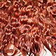 Mohair tress (chestnut) (Hair for dolls). Doll hair. Hair and everything for dolls. My Livemaster. Фото №4