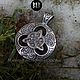 Amulet "Celtic Triskel" silver 925. Pendants. Jewelry happiness Master BRB. Online shopping on My Livemaster.  Фото №2