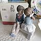 Заказать Винтаж: Nao by Lladro First Love редкая сюжетная статуэтка фарфор Испания. Commodele. Ярмарка Мастеров. . Статуэтки винтажные Фото №3