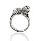 Заказать Кольцо "Лев на кольце" литое из серебра 925 пробы. GIVALITA JEWELRY (TRUE SILVER). Ярмарка Мастеров. . Кольца Фото №3