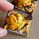 Миниатюрная жаренная курица. Кукольная еда. POVIDLOV_STUDIO. Ярмарка Мастеров.  Фото №4