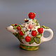 Bell teapot with Raspberry decor', Bells, Moscow,  Фото №1