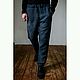 Брюки мужские из конопляной ткани Hand Woven Elastic Pant Garment Dyed, Брюки мужские, Нижний Новгород,  Фото №1