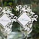 'Foliage' Seating card on the glass. Card. Evrica (Evrica). Online shopping on My Livemaster.  Фото №2