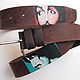 Order The BEATLES No. 3 leather belt. ZERGY. Livemaster. . Straps Фото №3