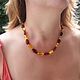 Beads made from natural stones, amber decoration on the neck. Beads2. BalticAmberJewelryRu Tatyana. Online shopping on My Livemaster.  Фото №2