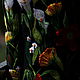 Evening black cocktail knitted woolen women's dress. Dresses. Kushnir handmade. Online shopping on My Livemaster.  Фото №2
