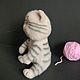 Заказать Игрушка из шерсти котёнок с клубочком. Наталья Кровякова (natalya-ugp). Ярмарка Мастеров. . Войлочная игрушка Фото №3