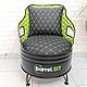 Зеленое кресло бочка из металла  Barrel.SiT, Кресла, Вологда,  Фото №1