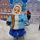 Ёлочная игрушка из ваты, Дед Мороз и Снегурочка, Балаково,  Фото №1