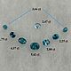 Редкие крупные синие цирконы весом  23,8 ct на колье кольцо серьги. Кольца. AMG. Ярмарка Мастеров.  Фото №4