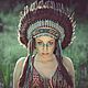 Indian headdress - Turquoise Flight. Subculture hats. Elektra D'ajon. Online shopping on My Livemaster.  Фото №2