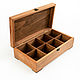 Tea box made of solid beech wood, Box, Vorsma,  Фото №1
