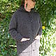 Heathered knit hooded coat 102 stylish knitted coat. Coats. Anna Ivanova (auvtors kniting). My Livemaster. Фото №6