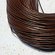 Leather cord 2 mm Brown 50 cm genuine leather. Cords. agraf. My Livemaster. Фото №4
