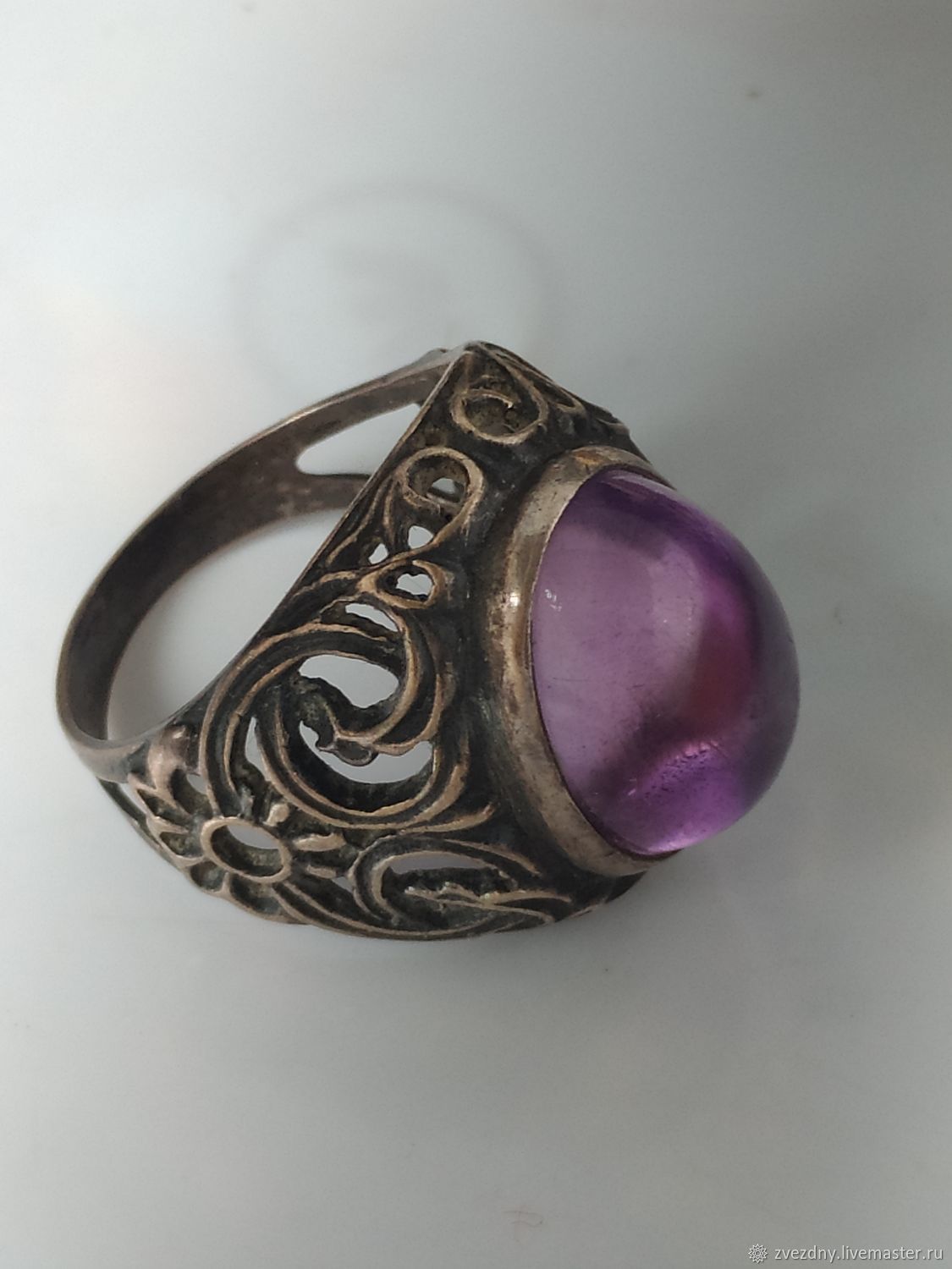 Перстень женский серебро 875