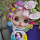 Кукла Блайз ( Blythe ) кастом  " Candy  ", Кукла Кастом, Вельск,  Фото №1