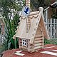 Заказать Скворечник-избушка "Осенняя сказка". Звезда Уссури. Ярмарка Мастеров. . Кормушки для птиц Фото №3