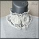 The collar stand is 'White marshmallow'. Collars. CROCHET OLGA RICH. Online shopping on My Livemaster.  Фото №2