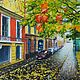 "Осенняя улочка Санкт-Петербурга", Картины, Салехард,  Фото №1