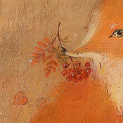 Картины и панно handmade. Livemaster - original item Pictures: Autumn fox. Handmade.