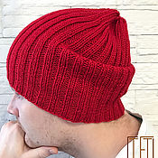 Master class: Knitted hat with a pearl pattern
