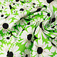Хлопок стрейч ромашки на зеленом AL7716, Ткани, Краснодар,  Фото №1
