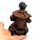 Шерлок Холмс елочная игрушка. Елочные игрушки. елочные игрушки портретная кукла миниатюра. Ярмарка Мастеров.  Фото №4