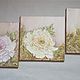  Modular painting of Peonies, wall decoration in an apartment, house. Pictures. BronvenGift (bronven). My Livemaster. Фото №5