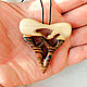 Pendant-Amulet made of wood ' shark's Tooth'. Pendants. OakForest Wooden Jewelry. My Livemaster. Фото №4