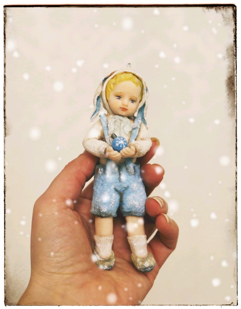 Ватная игрушка "Мальчик-зайчик" купить в интернет-магазине Ярмарка ...