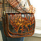 Leather bag 'Semargl' - color, Classic Bag, Krasnodar,  Фото №1