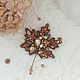 Brooch pin Maple Leaf. Brooches. olesyaaugust (olesyaaugust). My Livemaster. Фото №4