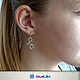 Nurse Jewelry Doctor earrings Gift Medical jewelry stethoscope earring. Earrings. JeweLake. Online shopping on My Livemaster.  Фото №2
