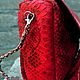 Сумочка из питона (натуральная змеиная кожа). Классическая сумка. Nata_l_y (lovefromocean). Интернет-магазин Ярмарка Мастеров.  Фото №2