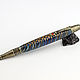 Victorian Aquamarine Ballpoint Pen. Handle. KullikovCraft. My Livemaster. Фото №4