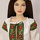 Шарнирная кукла бжд bjd Славянка 4. Шарнирная кукла. Дом кукол Евгении Скворцовой. Интернет-магазин Ярмарка Мастеров.  Фото №2