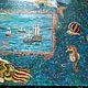 Стол "Жизнь моря". Столы. Юлия Рычаловская. Интернет-магазин Ярмарка Мастеров.  Фото №2