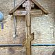Крест могильный из дуба. Иконы. Православная Мастерская. Ярмарка Мастеров.  Фото №6
