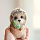 hedgehog felted toy. Felted Toy. Felt toy fromKristina Antropova. My Livemaster. Фото №6