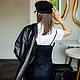 Linen black dress-combination. Dresses. molinialife. My Livemaster. Фото №5