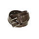  Men's leather belt brown 35 RM-352-1. Straps. Natalia Kalinovskaya. Online shopping on My Livemaster.  Фото №2