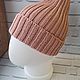 Шапка вязаная, женская. 100% меринос. Шапки. Knitted basket. Ярмарка Мастеров.  Фото №14
