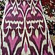Uzbek silk ikat. The cloth hand weaving of Adras. ST017. Fabric. businka34. Online shopping on My Livemaster.  Фото №2