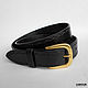 Belt leather embossed type Pragi Thick horseshoe, Straps, Sevsk,  Фото №1