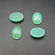Chrysoprase natural cabochon oval, Cabochons, Moscow,  Фото №1