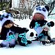 Комплект "Панда" для кукол Xiaomi Monst 20 см. Одежда для кукол. TashaDollOutfits. Интернет-магазин Ярмарка Мастеров.  Фото №2